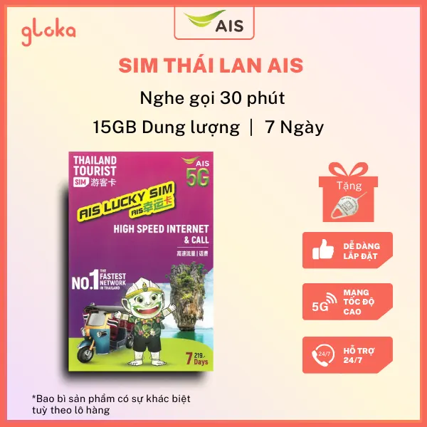 Sim Nội Địa Thái Lan AIS Chính Hãng