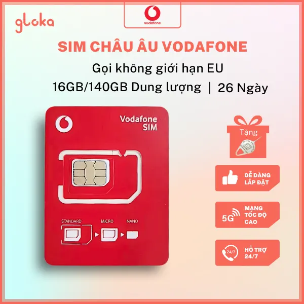 Sim chau au Vodafone
