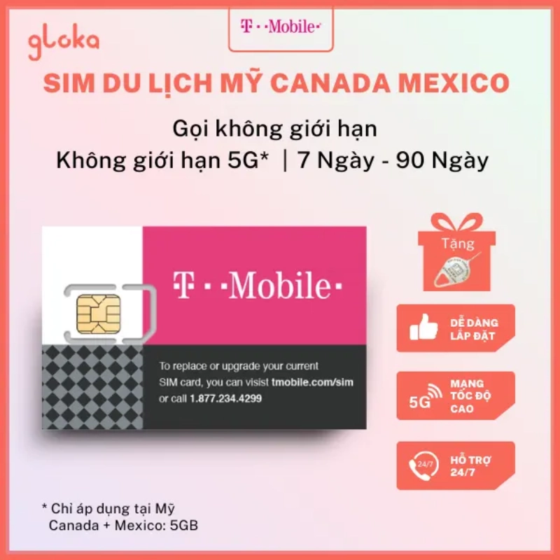 Sim nội địa Mỹ T-Mobile giá rẻ, dễ kích hoạt và không kén máy